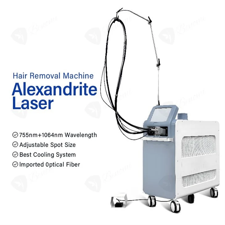 Quick Hair Removal Alexandrite Laser Hair Removal Machine