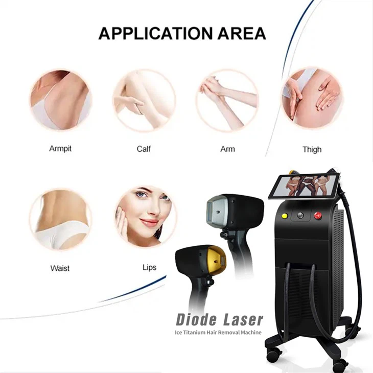 755nm/808nm/940nm/1064nm Laser Hair Removal Machine