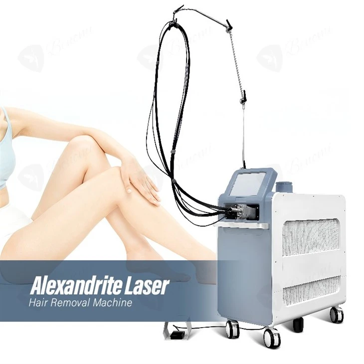 Double Wave Alexandrite Laser Hair Removal Machine