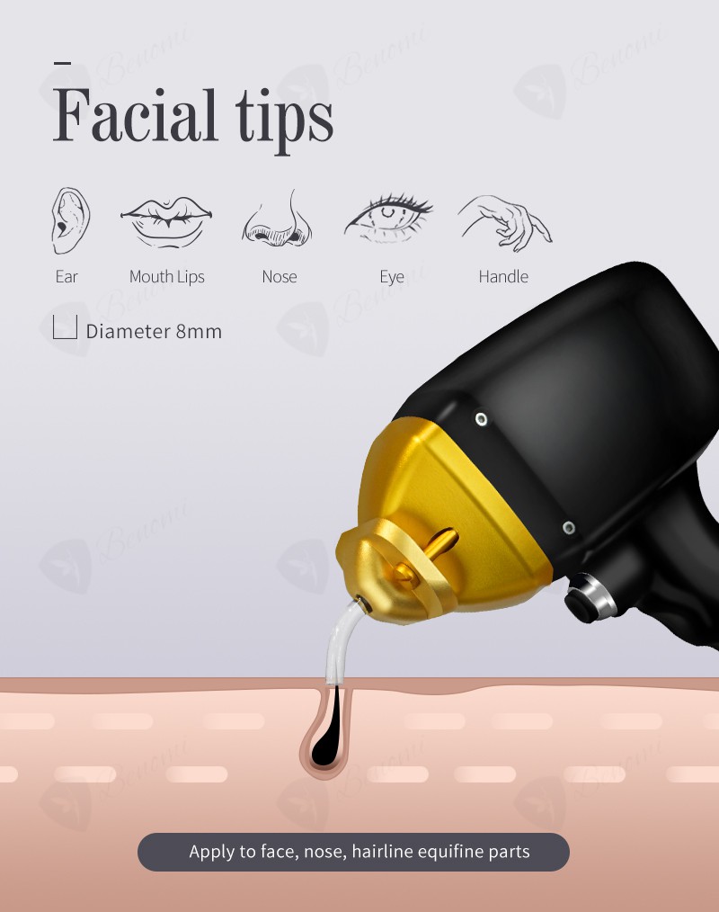 small treatment head